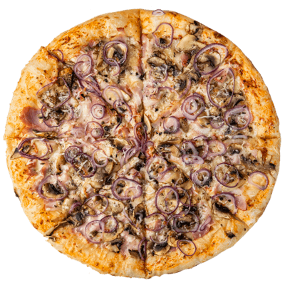 Пицца Карбонара (половинка)