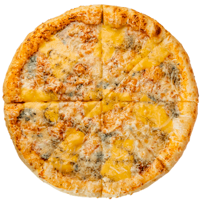 Пицца 4 сыра (половинка)