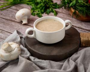 Крем-суп грибной на кокосовом молоке